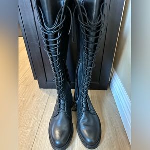 Sam Edelman Womens Nance Leather Tall Knee-High Boots